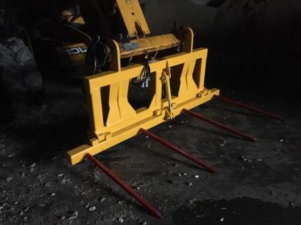 HD Double folding bale spike with JCB Brackets